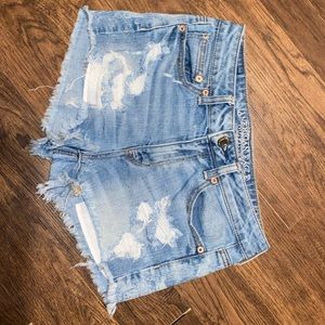 AEO Hi-Rise Festival Denim Shorts